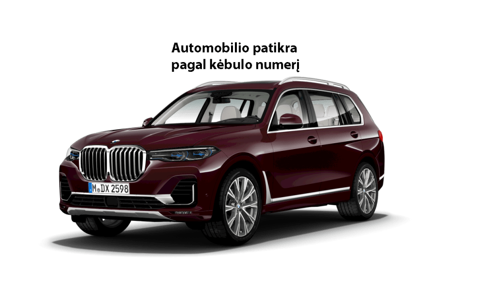 Automobilio patikra pagal kėbulo numerį